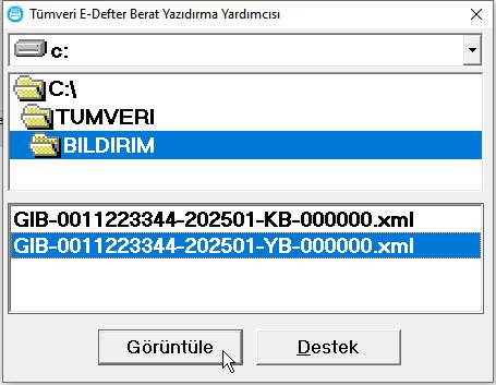 Berat Görüntüleme Ekranı